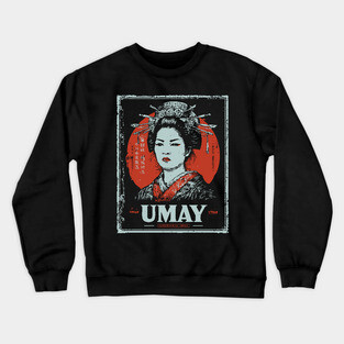 Umay Goddess Poster with Mythical Vintage Style Crewneck Sweatshirt