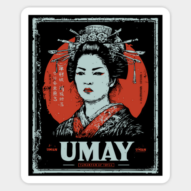Umay Goddess Poster with Mythical Vintage Style Magnet by TuncGK