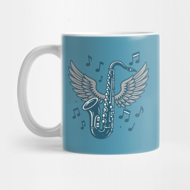 Saxophone With Wings by Maggie's Store 3