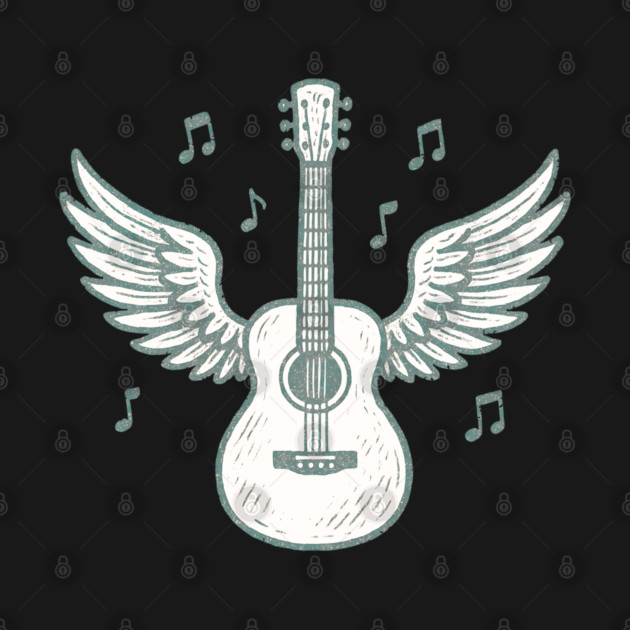 Guitar With Wings by Maggie's Store 3