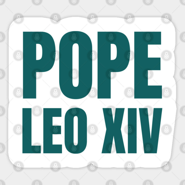 Pope-Leo-XIV Sticker by Creatifly Graphic Tees