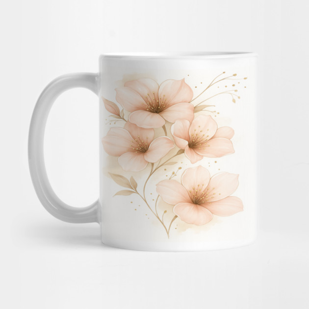 Dusty Rose Flowers - Soft Pink Floral by Sharafeldin  's Store