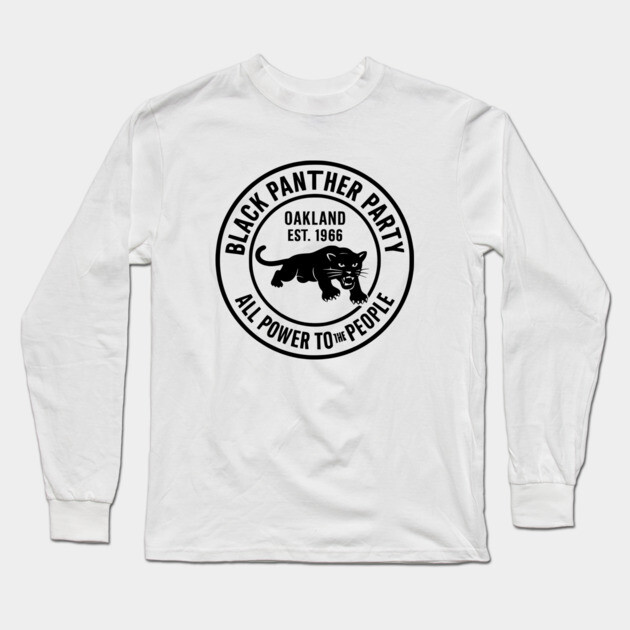 The Black Panther Party 1966 Oakland California Long Sleeve T-Shirt by UrbanLifeApparel