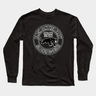 The Black Panther Party 1966 Oakland California - Black Long Sleeve T-Shirt