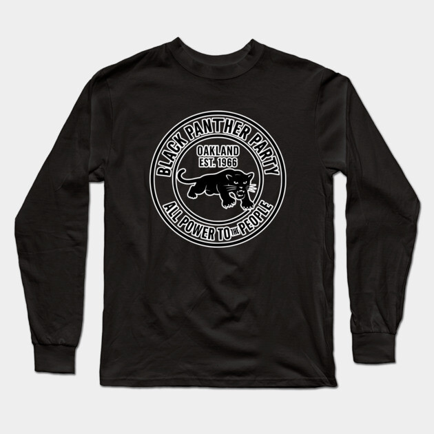 The Black Panther Party 1966 Oakland California - Black Long Sleeve T-Shirt by UrbanLifeApparel