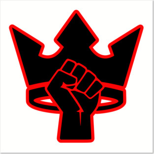 Protest Crown Logo Posters and Art