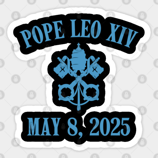 Pope-Leo-XIV Sticker by Creatifly Graphic Tees