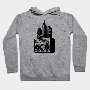 Old School Hip-Hop City Life Hoodie