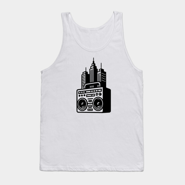 Old School Hip-Hop City Life Tank Top by UrbanLifeApparel