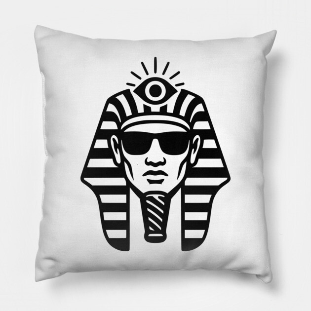 Hip hop Pharoah Pillow by UrbanLifeApparel