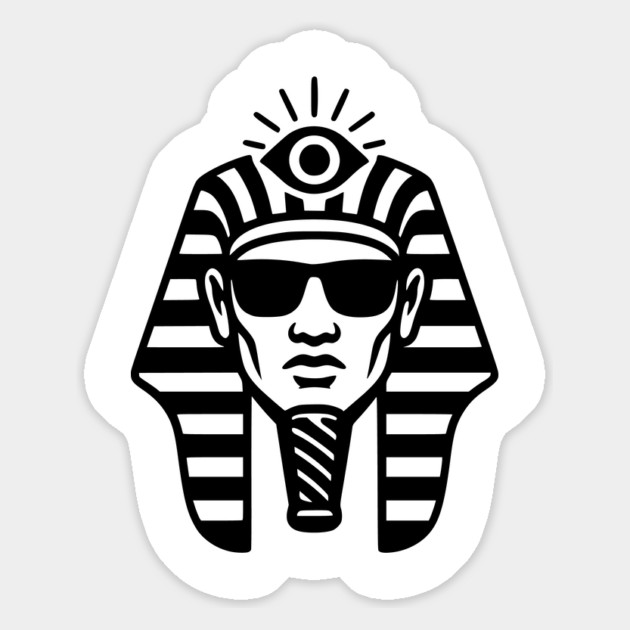 Hip hop Pharoah Magnet by UrbanLifeApparel