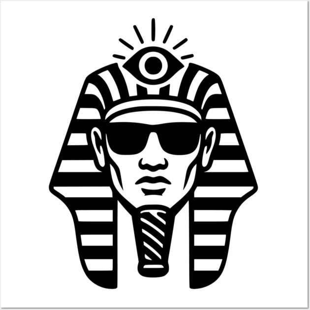 Hip hop Pharoah Wall Art by UrbanLifeApparel