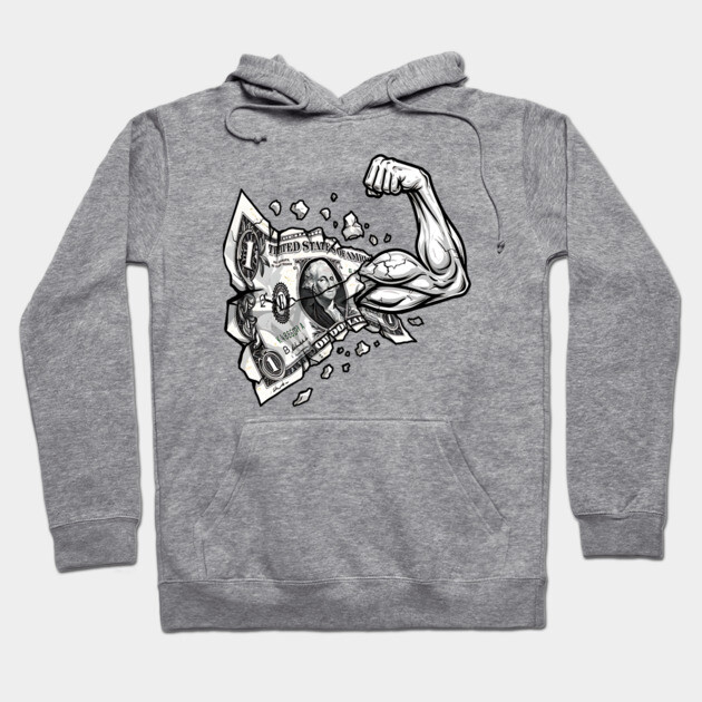 Strong Money Hoodie by UrbanLifeApparel