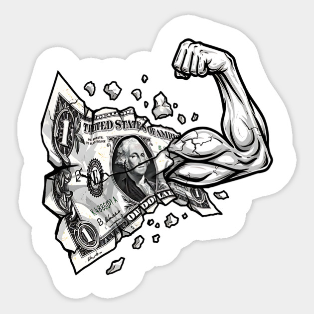 Strong Money Magnet by UrbanLifeApparel