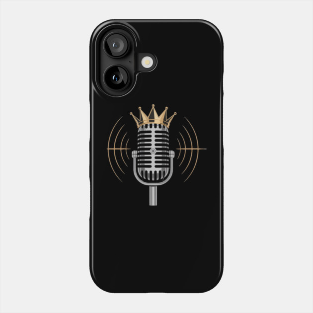 Mic King Phone Case by UrbanLifeApparel
