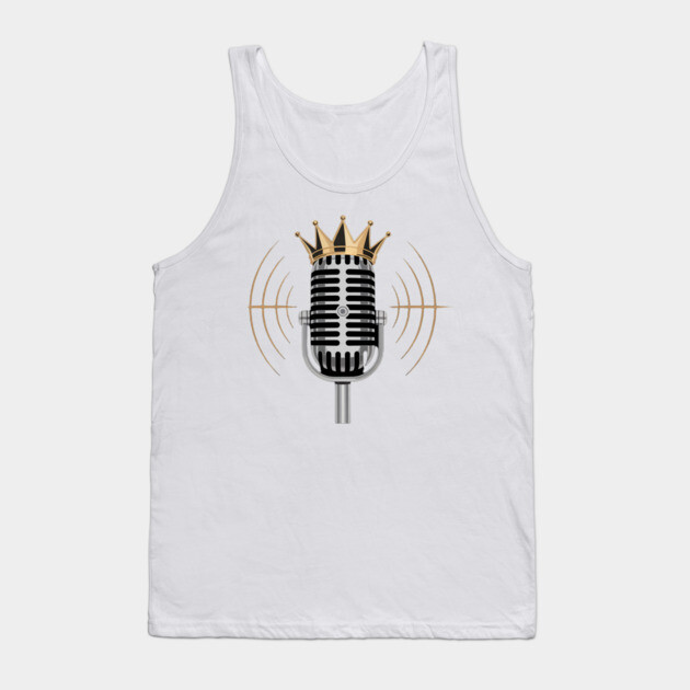 Mic King Tank Top by UrbanLifeApparel