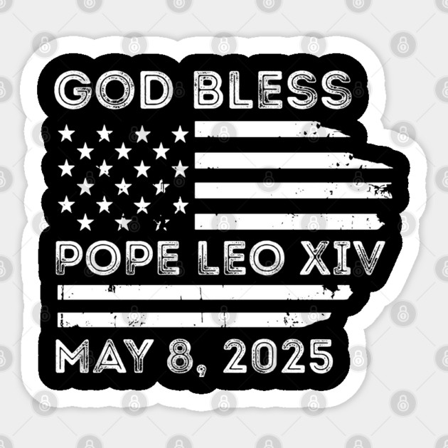 Pope-Leo-XIV Sticker by Creatifly Graphic Tees