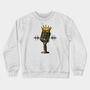 Mic Royalty, Podcast, Singer, Rapper, Music Crewneck Sweatshirt