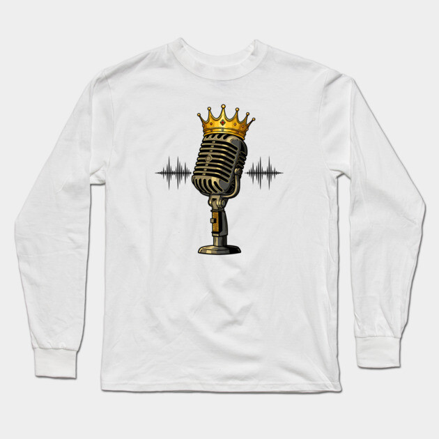 Mic Royalty, Podcast, Singer, Rapper, Music Long Sleeve T-Shirt by UrbanLifeApparel