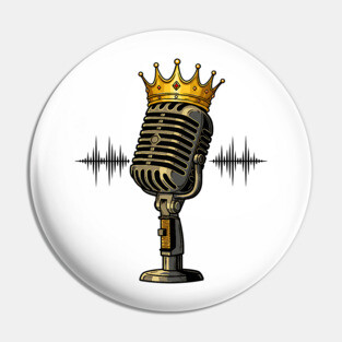 Mic Royalty, Podcast, Singer, Rapper, Music Pin