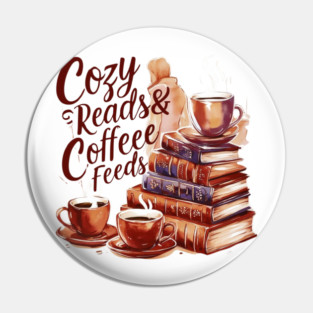 Cozy Reads Coffee Feeds Pin