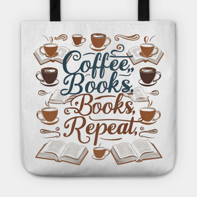 Coffee Books Repeat Tote by SR8891