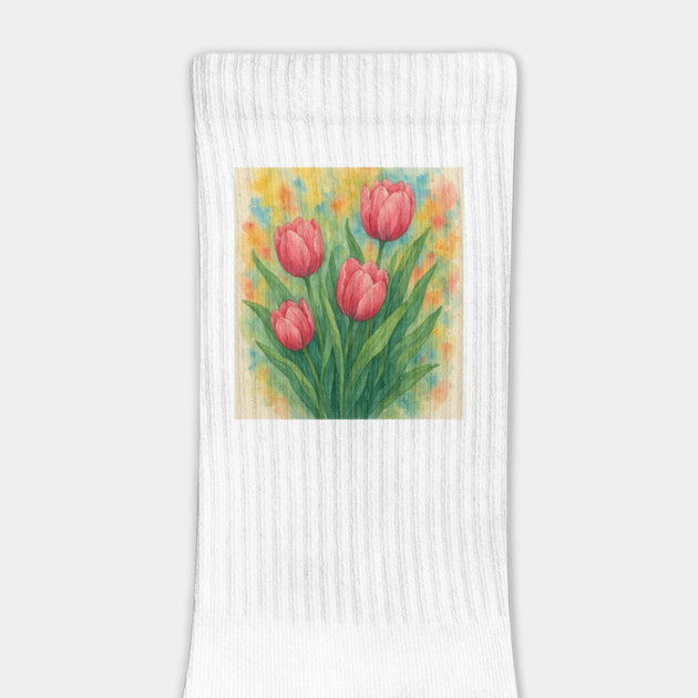 Tulip Watercolor - Floral by Sharafeldin  's Store