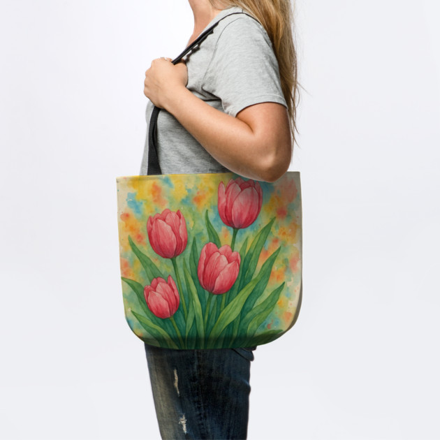 Tulip Watercolor - Floral by Sharafeldin  's Store