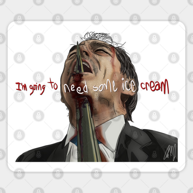 Hot Fuzz: I'm Going to Need Some Ice Cream Sticker by 51Deesigns