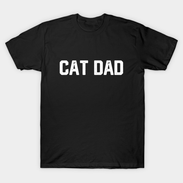 Cat Dad T-Shirt by Litehouse Tees