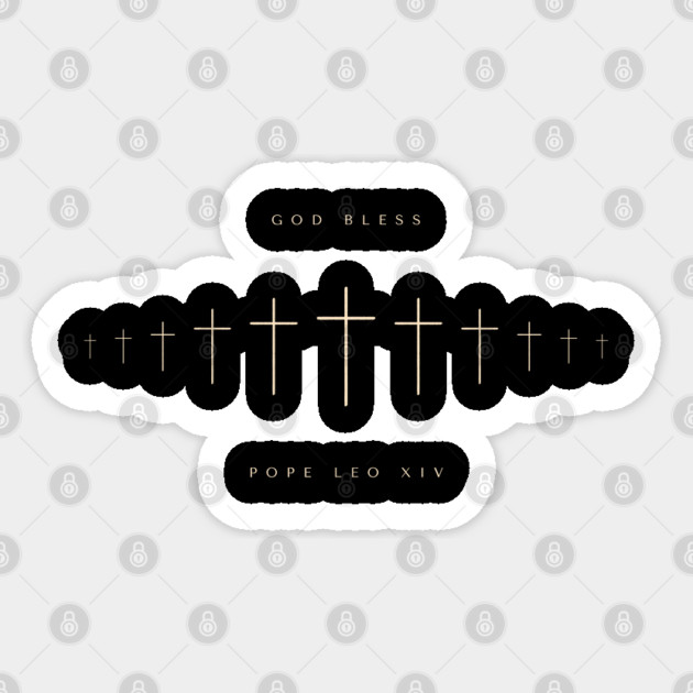 Pope-Leo-XIV Sticker by Creatifly Graphic Tees