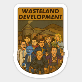Wasted Development Sticker