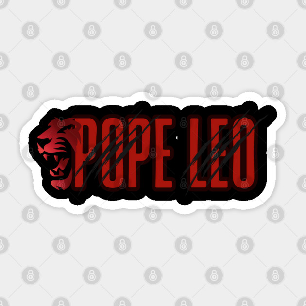 Pope-Leo-XIV Sticker by Creatifly Graphic Tees