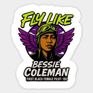 Fly Like Bessie Coleman | First Black Female Pilot Magnet