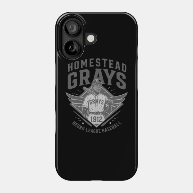 Homestead Grays 1912 Negro League Baseball Phone Case by UrbanLifeApparel