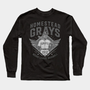 Homestead Grays 1912 Negro League Baseball Long Sleeve T-Shirt