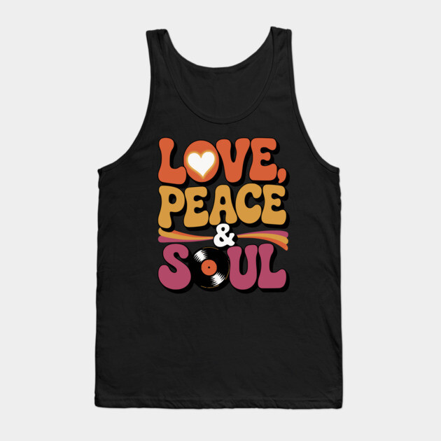 Love Peace and Soul Tank Top by UrbanLifeApparel