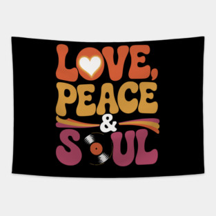 Love Peace and Soul Tapestry