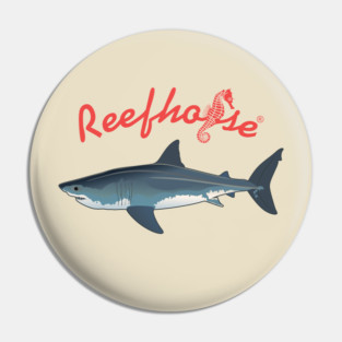 Reefhorse Great White Shark 2 Pin