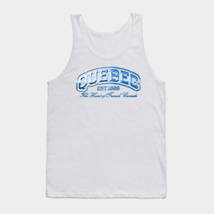 Quebec City Chrome Effect Tank Top