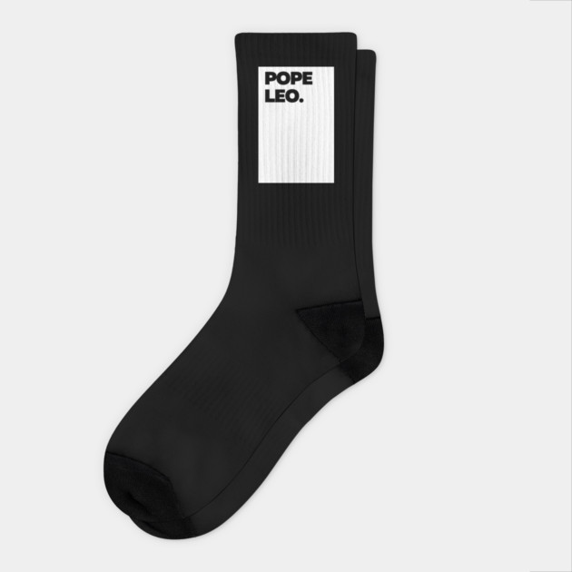Pope-Leo-XIV Socks by Creatifly Graphic Tees