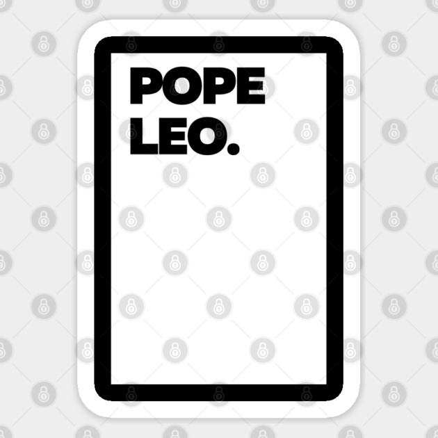 Pope-Leo-XIV Sticker by Creatifly Graphic Tees