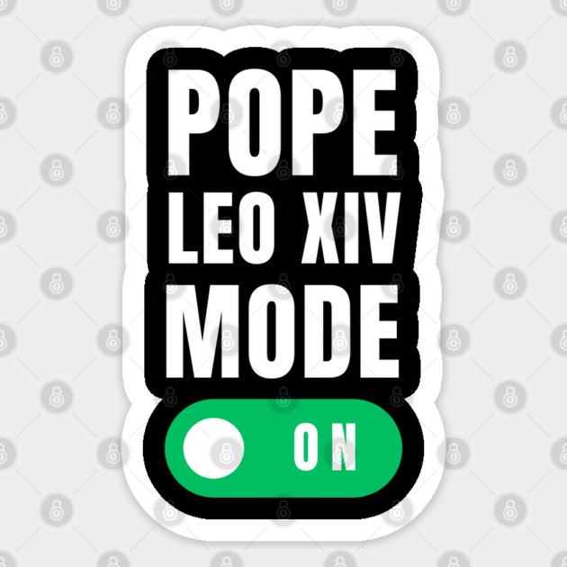 Pope-Leo-XIV Sticker by Creatifly Graphic Tees