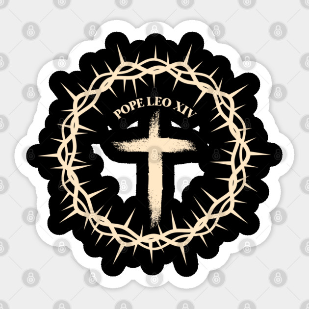 Pope-Leo-XIV Sticker by Creatifly Graphic Tees