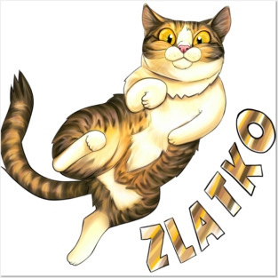 Zlatko's Merch with name on Posters and Art