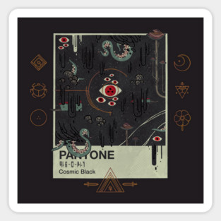 Cosmic Black Sticker