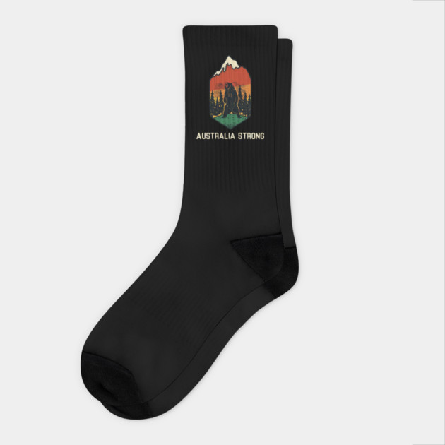 Australia Strong Socks by Pixel Threads 