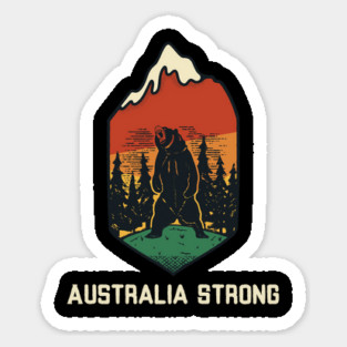 Australia Strong Sticker