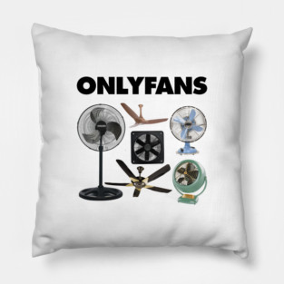 Only Fans Funny Meme Cursed Y2K Pillow