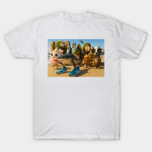 Tralalero Tralala Tung Tung Tung Sahur Lirilì Larilà italian brainrot T-Shirt